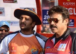 Telugu Warriors & Mumbai Heroes Teams At LB Stadium  photo 34