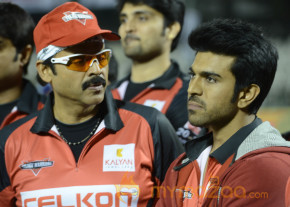 Telugu Warriors & Mumbai Heroes Teams At LB Stadium  photo 46