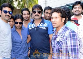 Telugu Warriors Team Meet Sachin Tendulkar & Laxman   photo 90