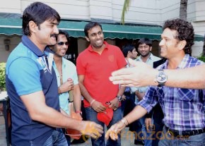 Telugu Warriors Team Meet Sachin Tendulkar & Laxman   photo 111