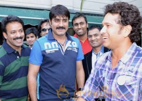 Telugu Warriors Team Meet Sachin Tendulkar & Laxman   photo 62
