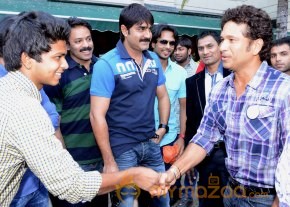 Telugu Warriors Team Meet Sachin Tendulkar & Laxman   photo 93