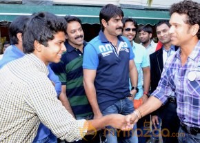 Telugu Warriors Team Meet Sachin Tendulkar & Laxman   photo 110
