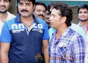 Telugu Warriors Team Meet Sachin Tendulkar & Laxman   photo 13