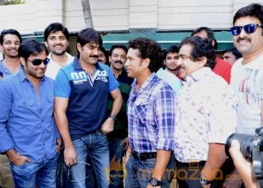 Telugu Warriors Team Meet Sachin Tendulkar & Laxman   photo 4