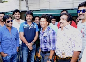 Telugu Warriors Team Meet Sachin Tendulkar & Laxman   photo 105