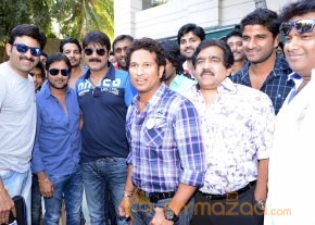 Telugu Warriors Team Meet Sachin Tendulkar & Laxman   photo 11