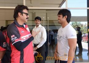 Telugu Warriors Vs Bhojpuri Dabanggs CCL 3 Match Gallery  photo 79