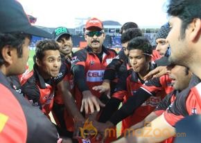 Telugu Warriors Vs Bhojpuri Dabanggs CCL 3 Match Gallery  photo 121