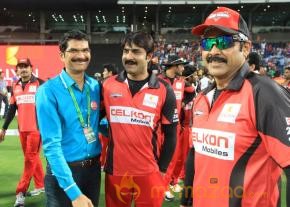 Telugu Warriors Vs Bhojpuri Dabanggs CCL 3 Match Gallery  photo 58