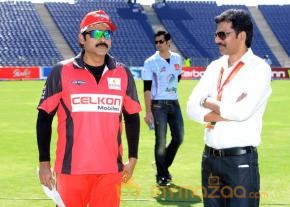 Telugu Warriors Vs Bhojpuri Dabanggs CCL 3 Match Gallery  photo 124