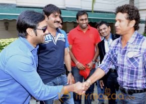 Telugu Warriors With Sachin Tendulkar  Photos photo 13