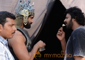 Baahubali Movie Working Stills photo 8
