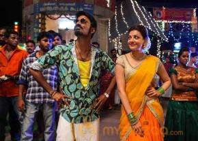 Dhanush-Kajal Aggarwal Maari movie stills photo 9