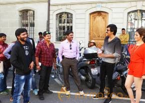 Raasi Khanna in Bengal Tiger Telugu Movie Working Stills photo 4