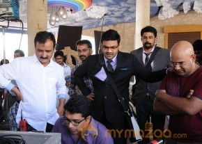 Shourya Movie Working Stills photo 8