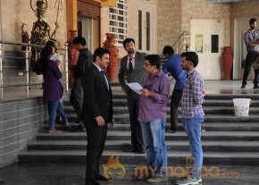 Shourya Movie Working Stills photo 14