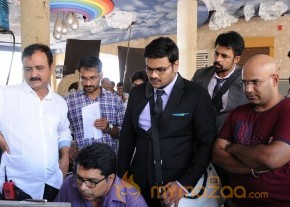 Shourya Movie Working Stills photo 20