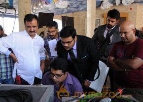 Shourya Movie Working Stills photo 13