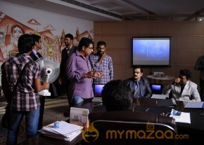 Shourya Movie Working Stills photo 24