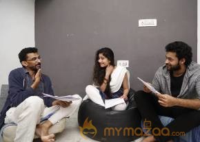 Working Stills : Sai Pallavi Varun Tej and Shekhar Kammula film