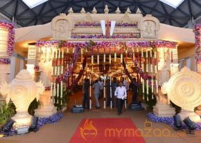 Balakrishna's Daughter Tejaswini Marriage Mandap Sets Photos  photo 29