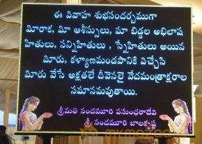 Balakrishna's Daughter Tejaswini Marriage Mandap Sets Photos  photo 98