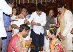 Balakrishna's Daughter Tejaswini Weds Sri Bharat Wedding Photos  photo 97