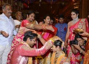 Balakrishna's Daughter Tejaswini Weds Sri Bharat Wedding Photos  photo 71