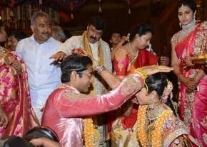 Balakrishna's Daughter Tejaswini Weds Sri Bharat Wedding Photos  photo 55