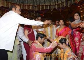Balakrishna's Daughter Tejaswini Weds Sri Bharat Wedding Photos  photo 93