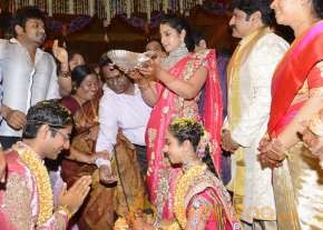 Balakrishna's Daughter Tejaswini Weds Sri Bharat Wedding Photos  photo 115