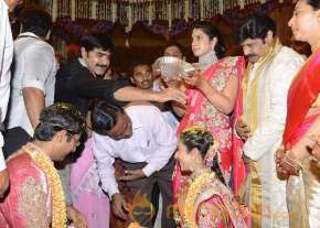 Balakrishna's Daughter Tejaswini Weds Sri Bharat Wedding Photos  photo 49