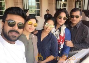 Family Time! #RamCharan at his in-law's place