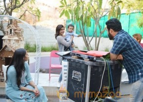 Jr NTR Son Abhay at Janatha Garage Sets photo 4