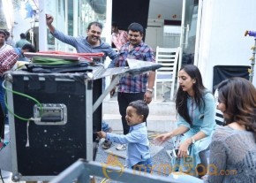 Jr NTR Son Abhay at Janatha Garage Sets photo 2