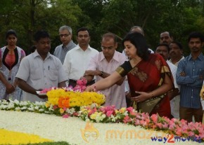 Nandamuri Family at NTR Ghat  photo 104
