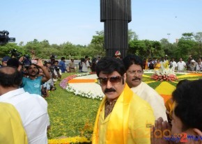 Nandamuri Family at NTR Ghat  photo 129