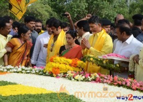 Nandamuri Family at NTR Ghat  photo 52