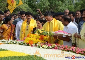 Nandamuri Family at NTR Ghat  photo 130