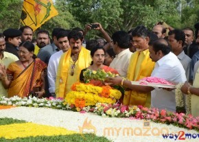 Nandamuri Family at NTR Ghat  photo 131