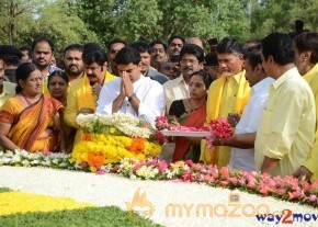Nandamuri Family at NTR Ghat  photo 137