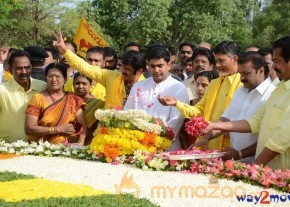 Nandamuri Family at NTR Ghat  photo 63