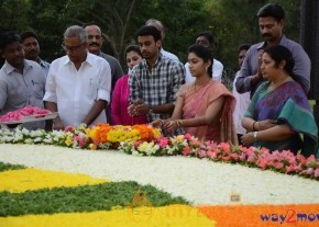 Nandamuri Family at NTR Ghat  photo 98