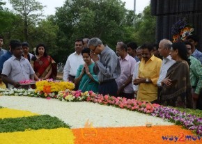 Nandamuri Family at NTR Ghat  photo 121