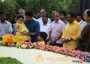 Nandamuri Family at NTR Ghat  photo 80