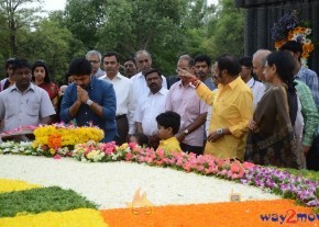 Nandamuri Family at NTR Ghat  photo 114