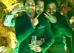Party Pic : Nagarjuna with his Boys Akhil & Chaitu photo 2