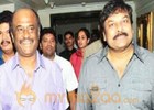 Chiranjeevi visits Rajinikanth in Singapore