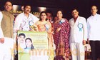 Lagadapati couple felicitated